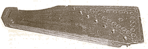 ''Ananjev gusli''. In 1889 the instrument was bought from a peasant Trofim Ananjev (Luzhski uyezd, SPb province).